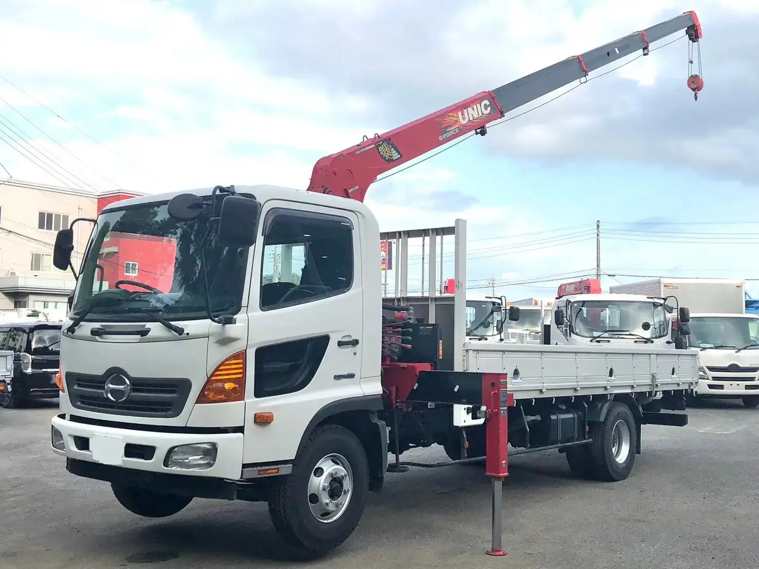 日野 レンジャー 中型/増トン クレーン付 4段 ラジコンの中古トラック画像1