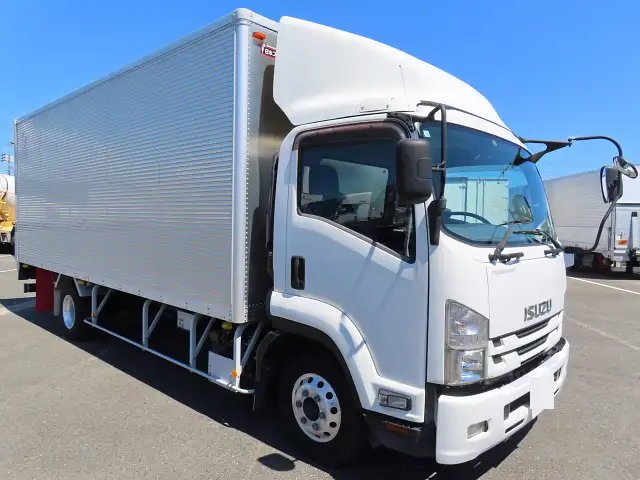 いすゞ フォワード 中型/増トン アルミバン パワーゲート TKG-FRR90S2の中古トラック画像2