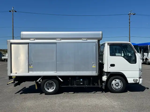 いすゞ エルフ 小型 アルミバン ボトルカー サイドドアの中古トラック画像2