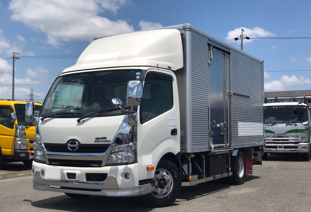 日野 デュトロ 小型 アルミバン ワイドロング TKG-XZU712M
