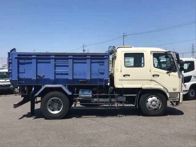 三菱 ファイター 中型/増トン ダンプ 土砂禁 ステンレス張りの中古トラック画像2