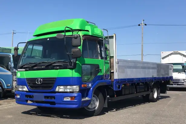 日産UD コンドル 中型/増トン 平ボディ パワーゲート 床鉄板の中古トラック画像1