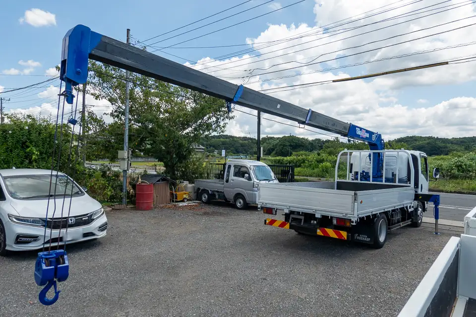 いすゞ エルフ 小型 クレーン付 アルミブロック 4段の中古トラック画像4