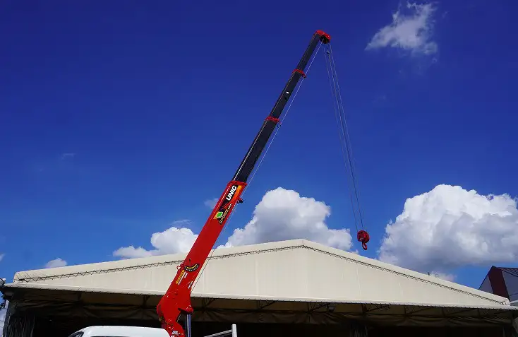 三菱 キャンター 小型 クレーン付 4段 ラジコンの中古トラック画像5