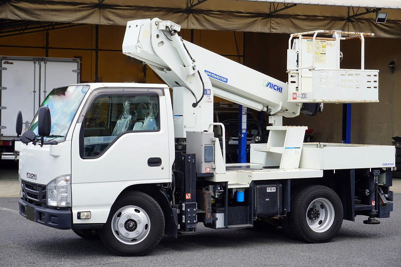 いすゞ エルフ 小型 高所・建柱車 高所作業車 TPG-NKR85AN