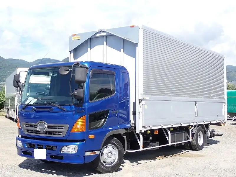 日野 レンジャー 中型/増トン ウイング パワーゲート エアサスの中古トラック画像1