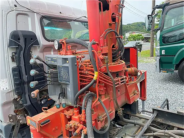三菱 キャンター 小型 ダンプ クレーン付き KC-FE662EVの中古トラック画像7