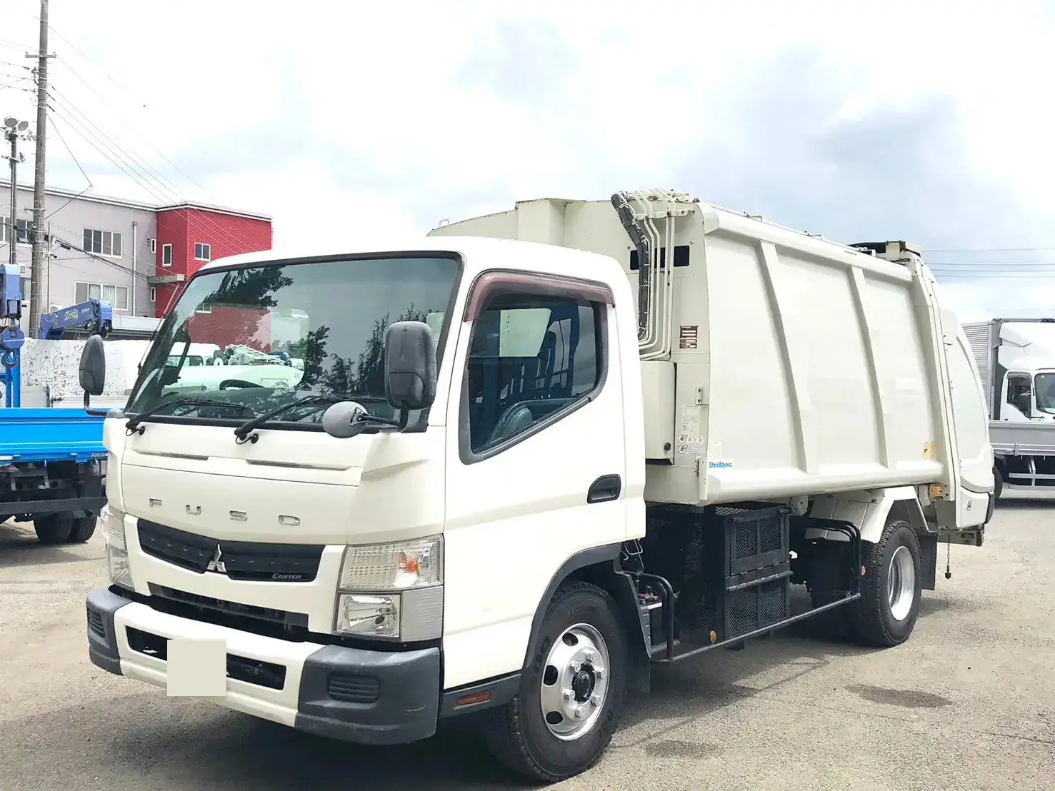 三菱 キャンター 小型 パッカー車 プレス式 TKG-FEB90の中古トラック画像1