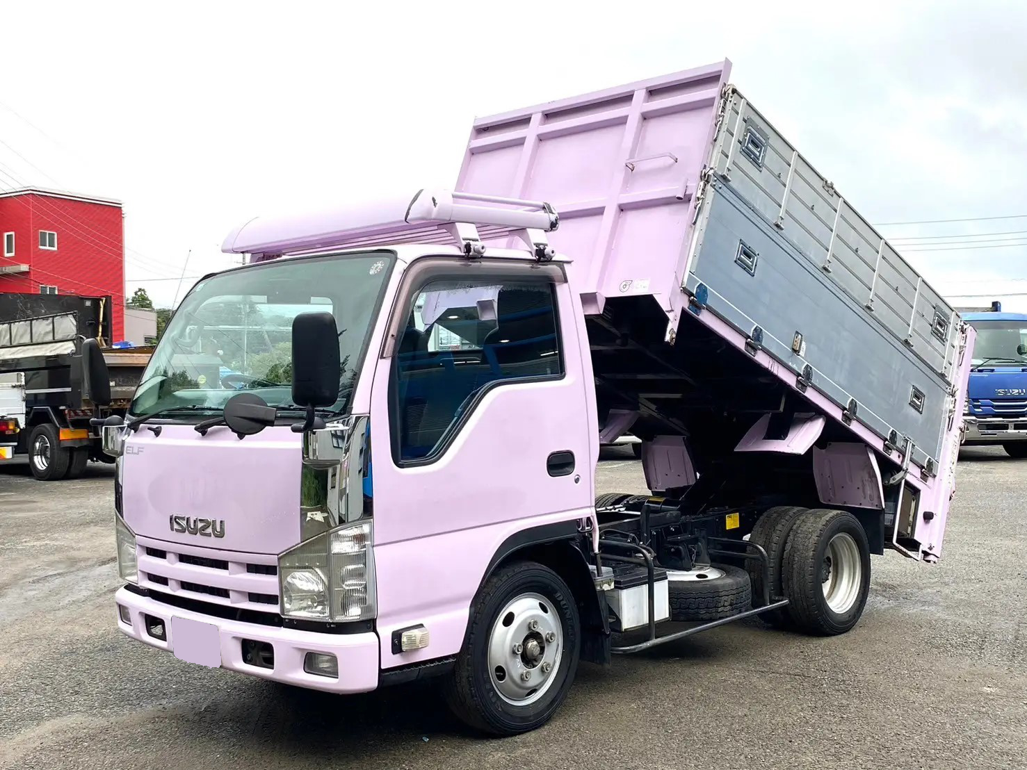 いすゞ エルフ 小型 ダンプ 10尺 SKG-NJR85AN