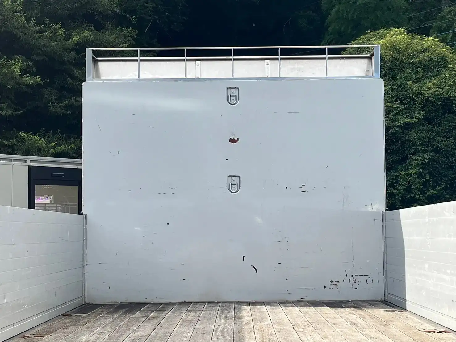 三菱 ファイター 中型/増トン 平ボディ アルミブロック ベッドの中古トラック画像7