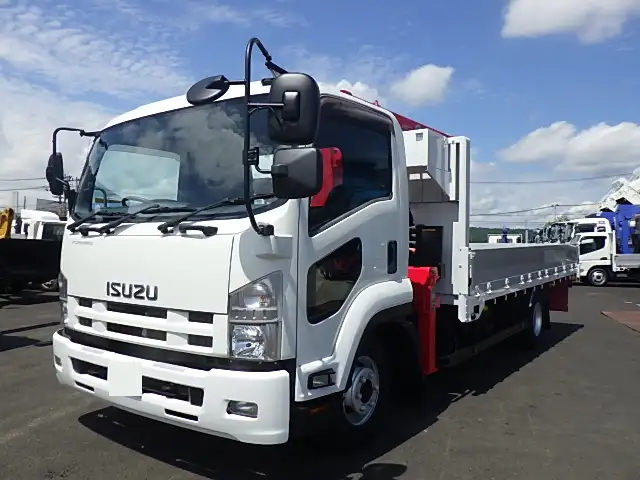 いすゞ フォワード 中型/増トン クレーン付 アルミブロック 4段の中古トラック画像1