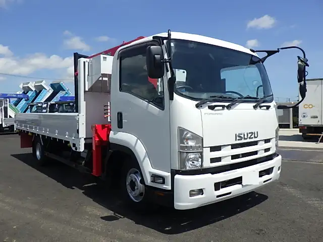 いすゞ フォワード 中型/増トン クレーン付 アルミブロック 4段の中古トラック画像2