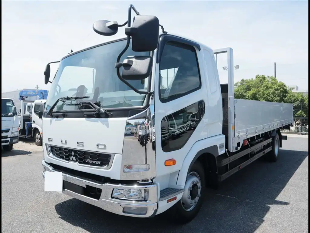 三菱 ファイター 中型/増トン 平ボディ アルミブロック ベッドの中古トラック画像1