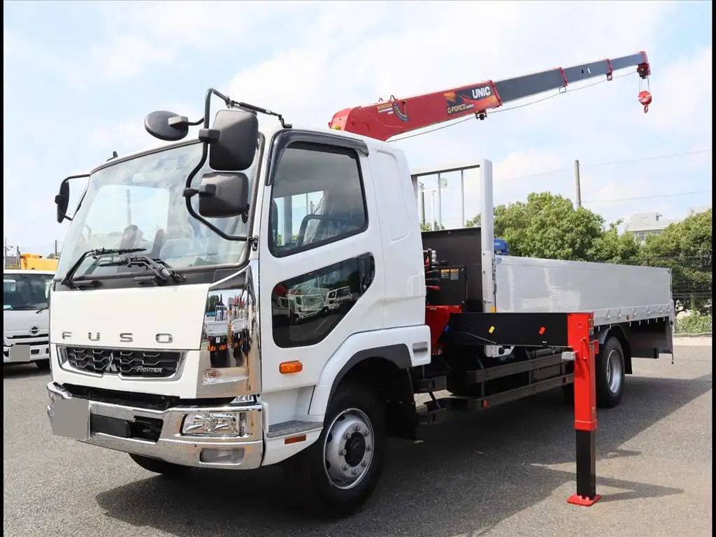三菱 ファイター 中型/増トン クレーン付 アルミブロック 4段の中古トラック画像1