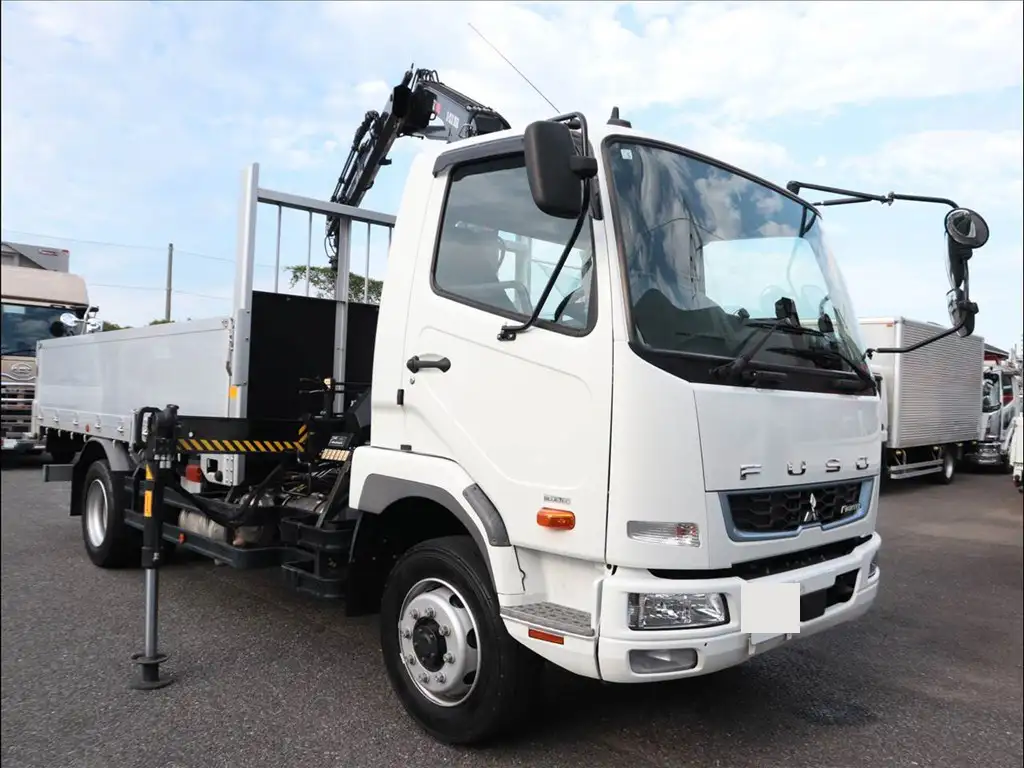 三菱 ファイター 中型/増トン クレーン付 ヒアブ 床鉄板の中古トラック画像2