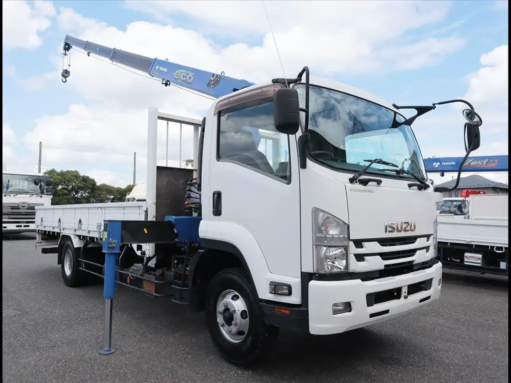 いすゞ フォワード 中型/増トン クレーン付 4段 ラジコンの中古トラック画像2