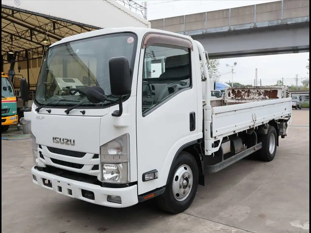 いすゞ エルフ 小型 平ボディ パワーゲート 床鉄板 の中古トラック【車両No.171470】