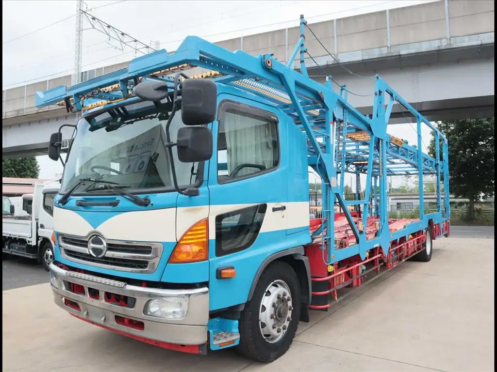 大学生 割引 日野 LDG キャリアカー 車両重機運搬 中型/増トン レンジャー ビジネス、マネー