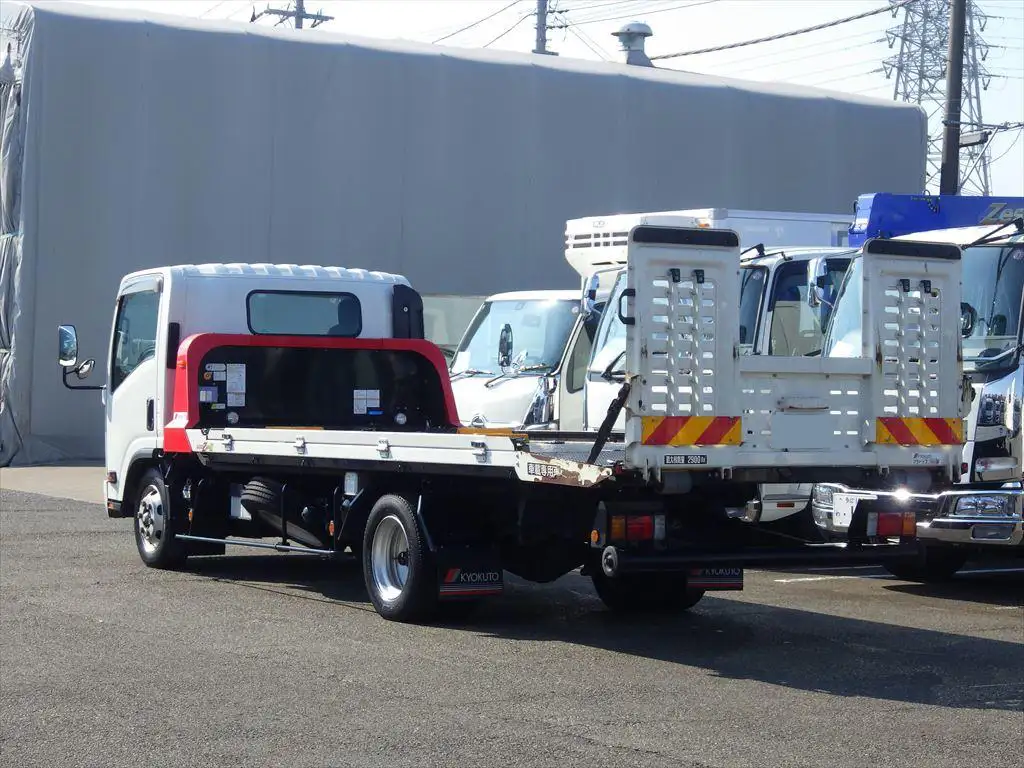 いすゞ エルフ 小型 車両重機運搬 ラジコン ウインチの中古トラック画像5