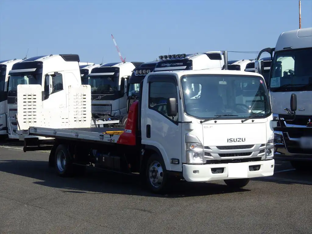 いすゞ エルフ 小型 車両重機運搬 ラジコン ウインチの中古トラック画像2