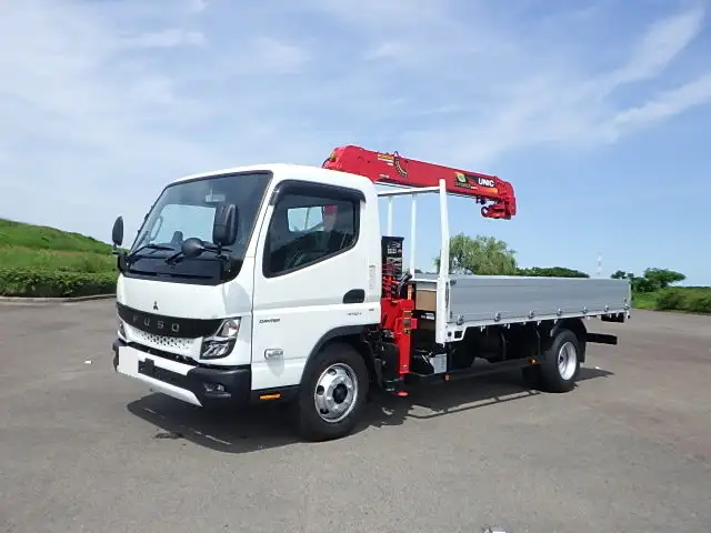 三菱 キャンター 小型 クレーン付 アルミブロック 4段 の中古トラック【車両No.172405】