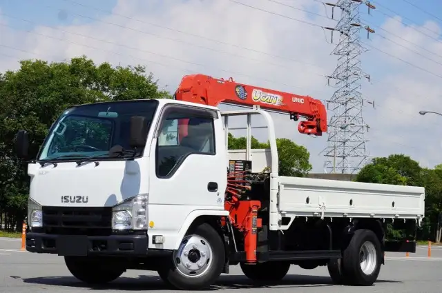いすゞ エルフ 小型 クレーン付 4段 ラジコン の中古トラック【車両No.172471】