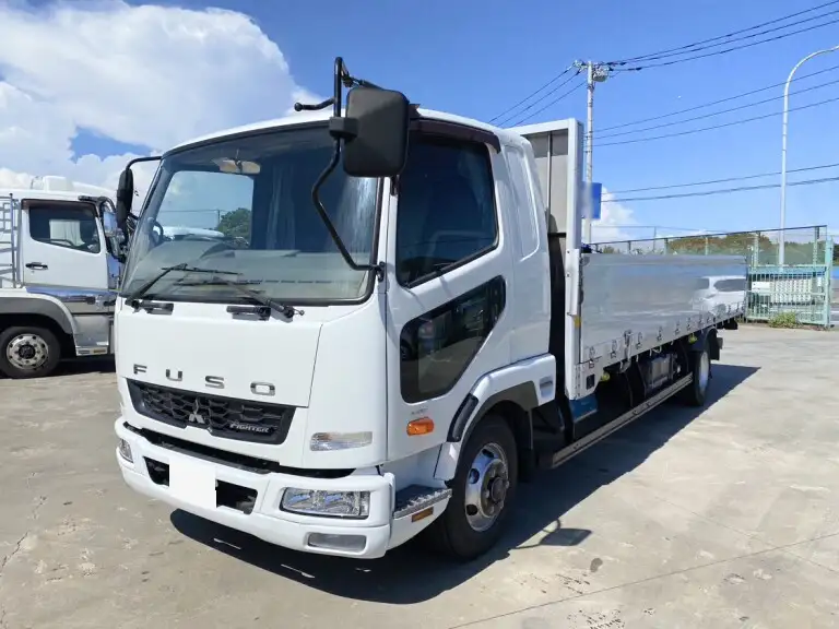 三菱 ファイター 中型/増トン 平ボディ アルミブロック ベッドの中古トラック画像1