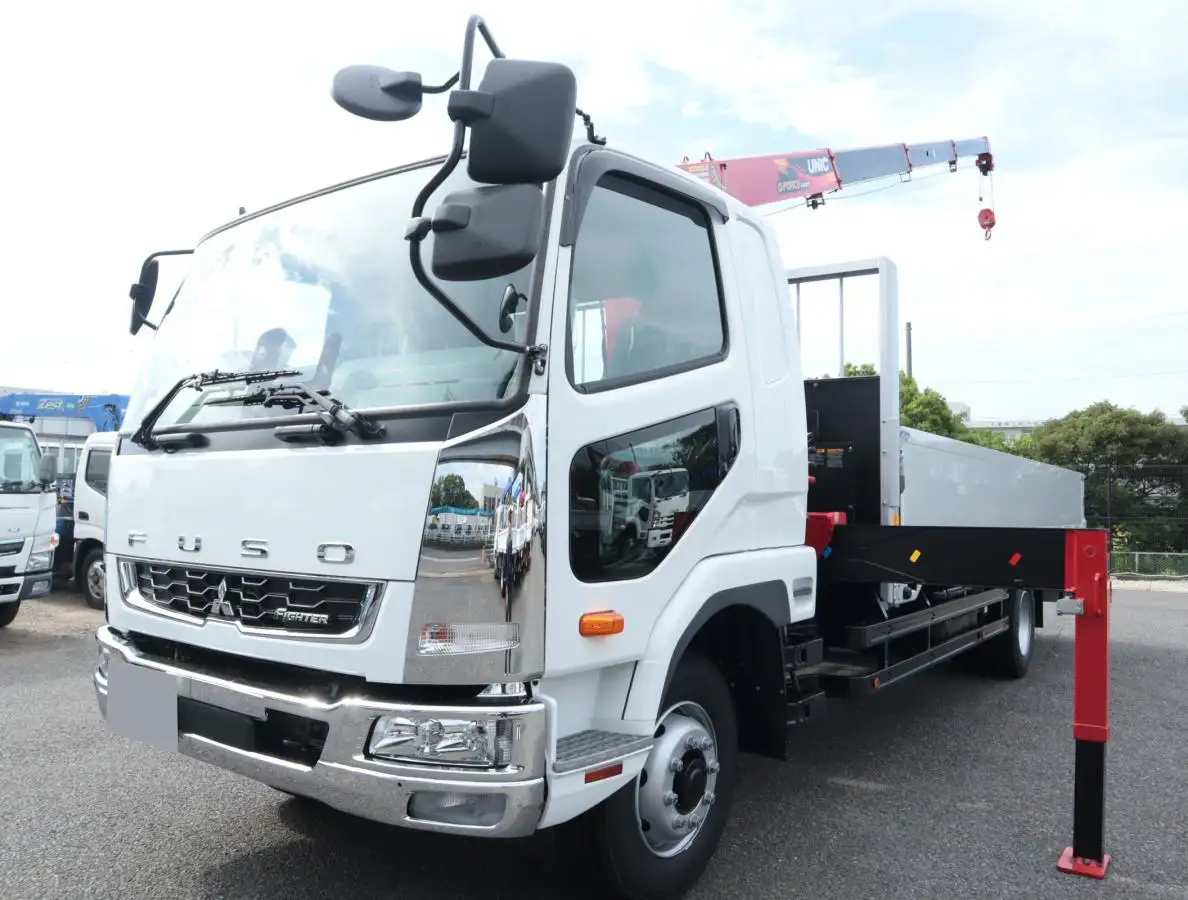 三菱 ファイター 中型/増トン クレーン付 アルミブロック 4段の中古トラック画像1