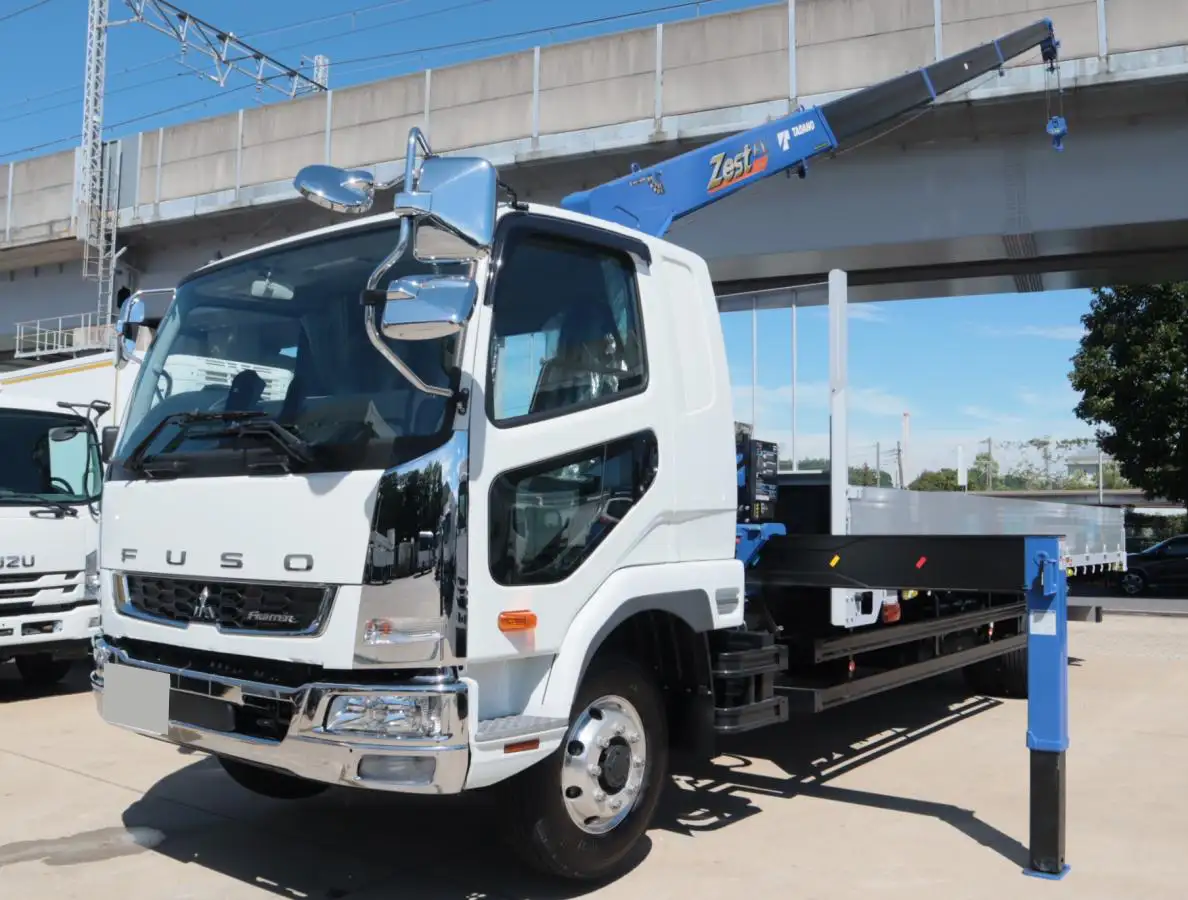 三菱 ファイター 中型/増トン クレーン付 アルミブロック 4段の中古トラック画像1