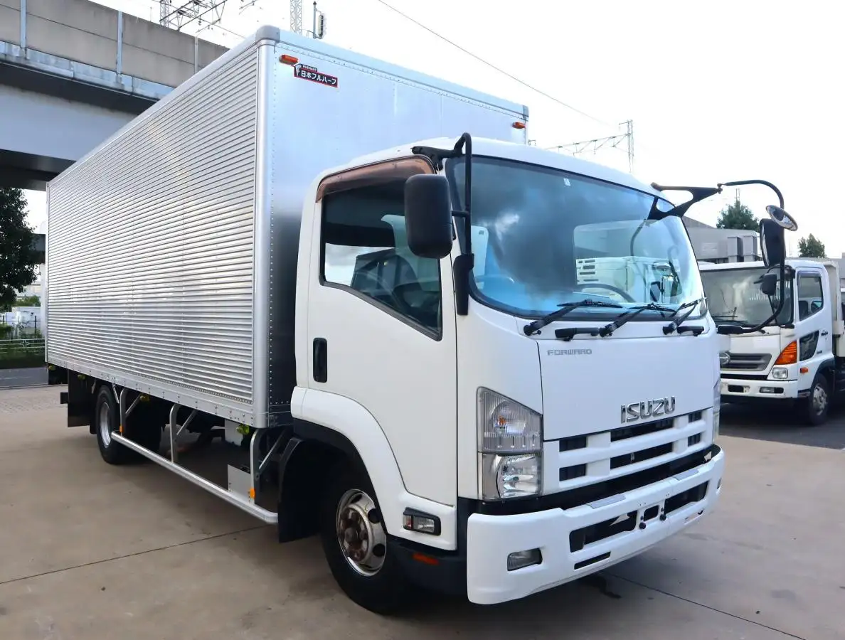 いすゞ フォワード 中型/増トン アルミバン パワーゲート TKG-FRR90S2の中古トラック画像2