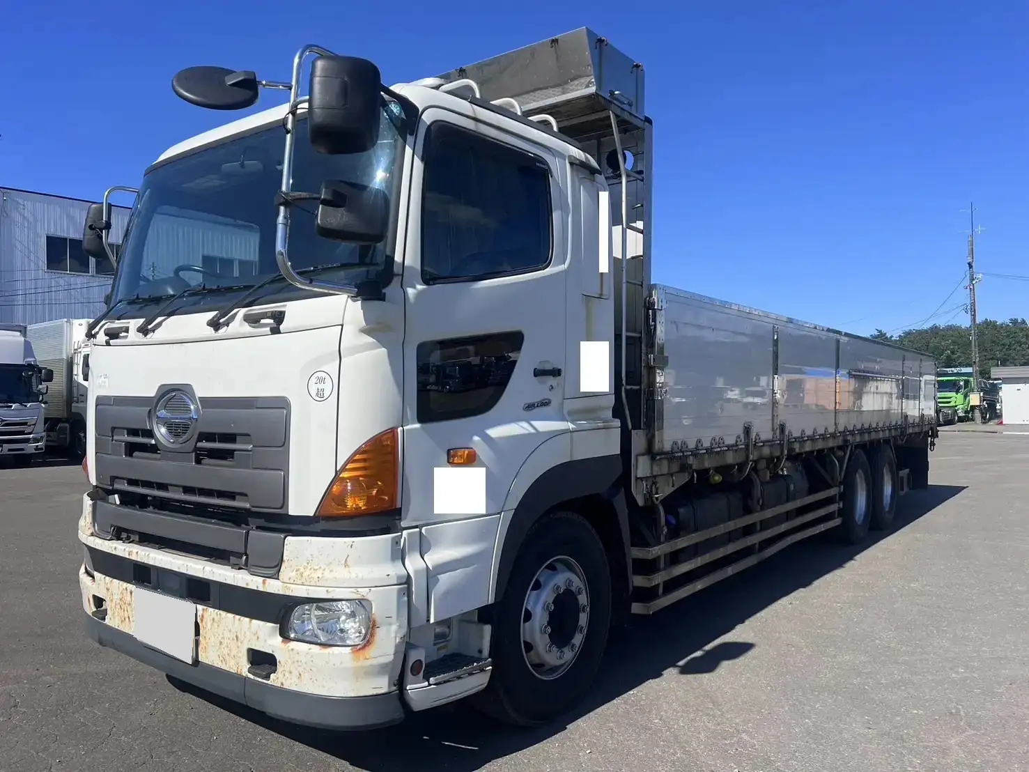 日野 プロフィア 大型 平ボディ 床鉄板 アルミブロック の中古トラック【車両No.172691】