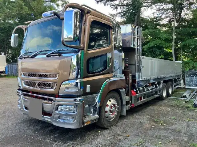 三菱 スーパーグレート 大型 クレーン付 アルミブロック 4段 の中古トラック【車両No.172697】