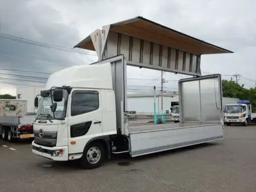 日野 レンジャー 中型/増トン ウイング パワーゲート エアサスの中古トラック画像4