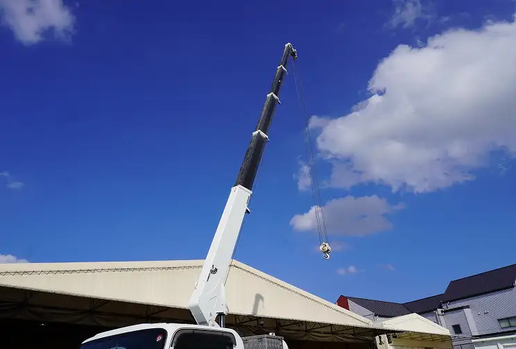 いすゞ エルフ 小型 クレーン付 床鉄板 5段の中古トラック画像5