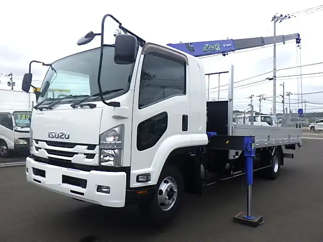 いすゞ フォワード 中型/増トン クレーン付 アルミブロック 4段の中古トラック画像1