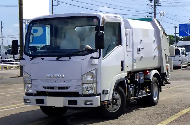 いすゞ エルフ 小型 パッカー車 巻き込み式 回転ダンプ式の中古トラック画像1