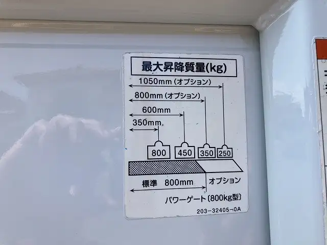 三菱 キャンター 小型 平ボディ パワーゲート TPG-FEA50の中古トラック画像9