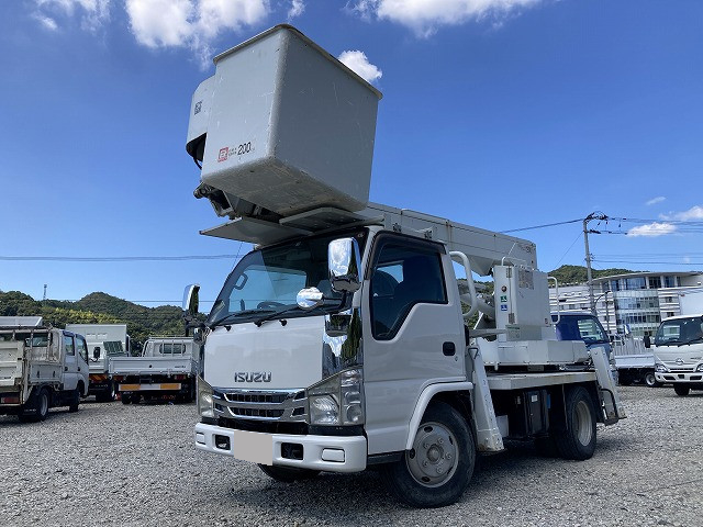 いすゞ エルフ 小型 高所・建柱車 高所作業車 BDG-NKR85N