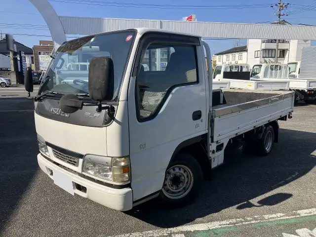 いすゞ エルフ 小型 平ボディ KR-NHR69E H16の中古トラック画像1