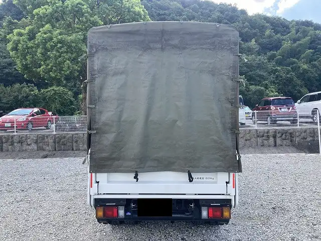 いすゞ エルフ 小型 平ボディ Wキャブ 幌の中古トラック画像3