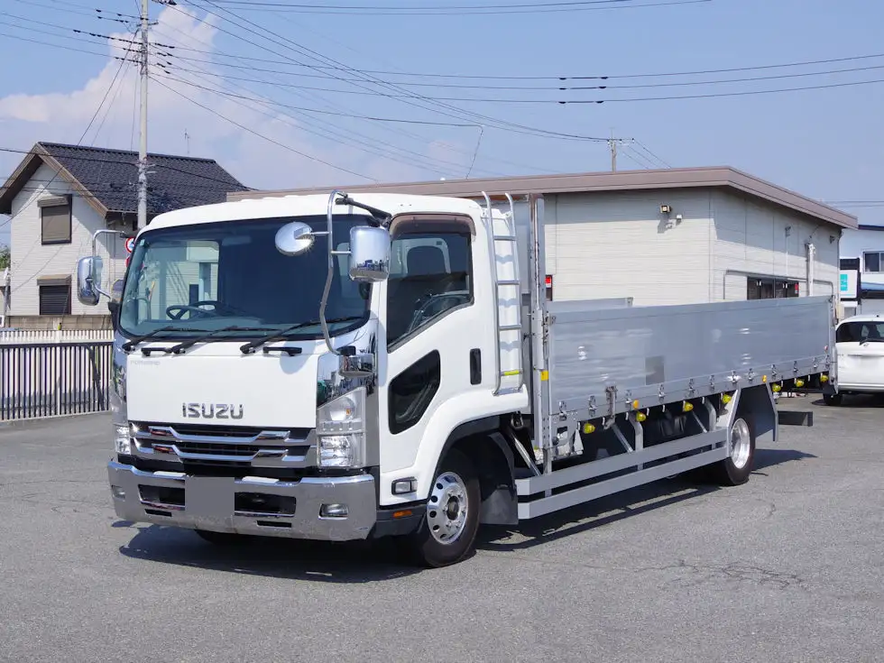 いすゞ フォワード 中型/増トン 平ボディ アルミブロック ベッド の中古トラック【車両No.172724】