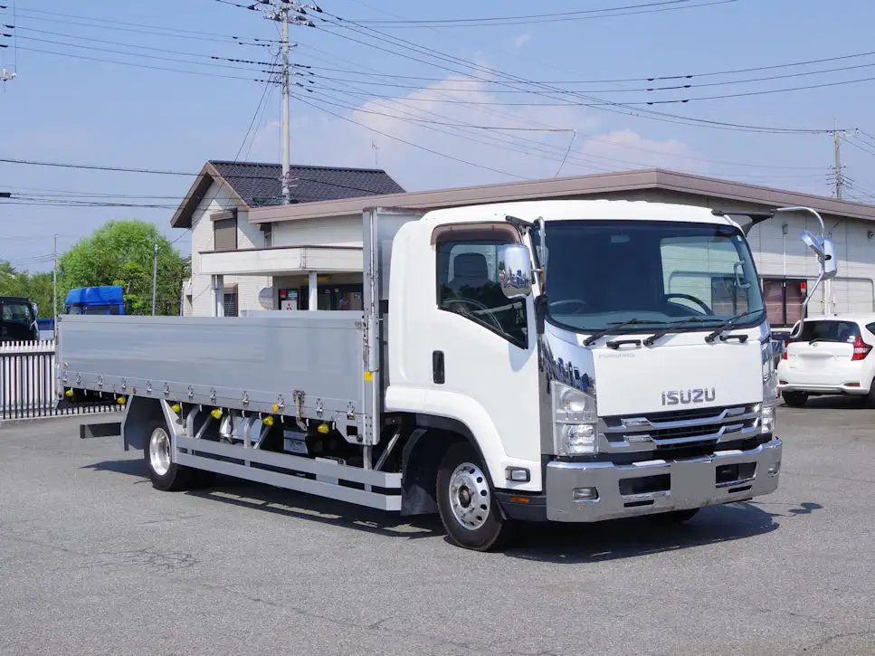 いすゞ フォワード 中型/増トン 平ボディ アルミブロック ベッドの中古トラック画像2