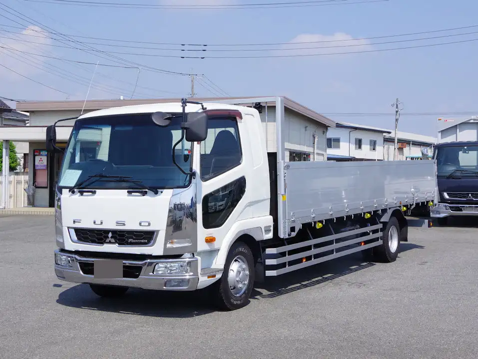 三菱 ファイター 中型/増トン 平ボディ アルミブロック ベッド の中古トラック【車両No.172723】