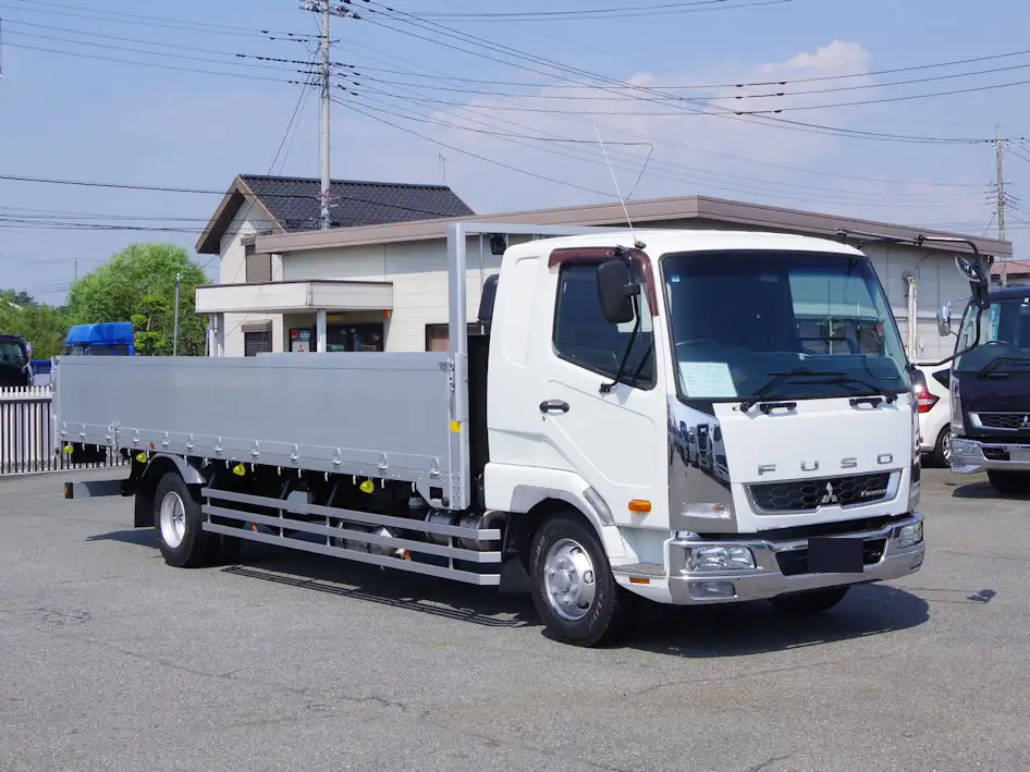 三菱 ファイター 中型/増トン 平ボディ アルミブロック ベッドの中古トラック画像2
