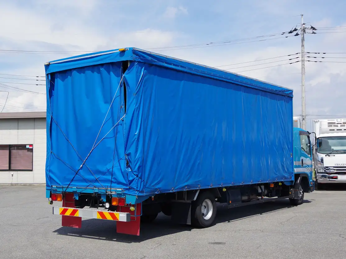 いすゞ フォワード 中型/増トン 平ボディ 幌 TKG-FRR90S2の中古トラック画像3
