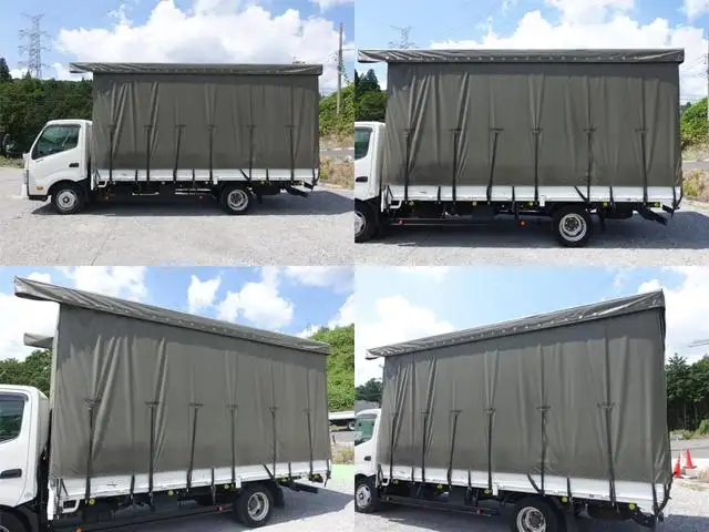 日野 デュトロ 小型 平ボディ 幌 TKG-XZU720Mの中古トラック画像5