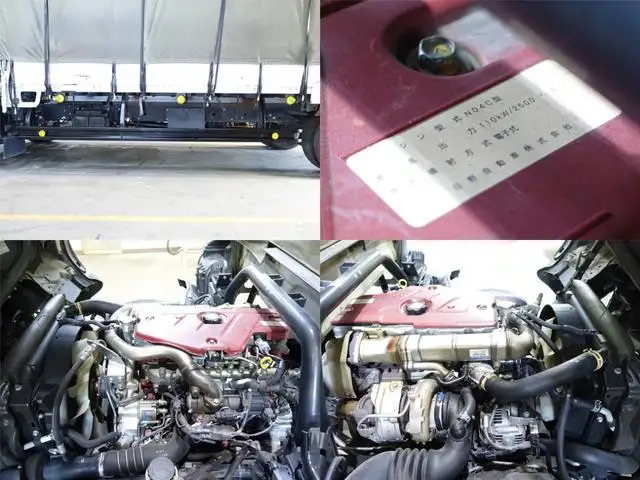 日野 デュトロ 小型 平ボディ 幌 TKG-XZU720Mの中古トラック画像14