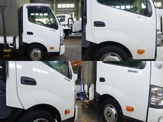 日野 デュトロ 小型 平ボディ 幌 TKG-XZU720Mの中古トラック画像8