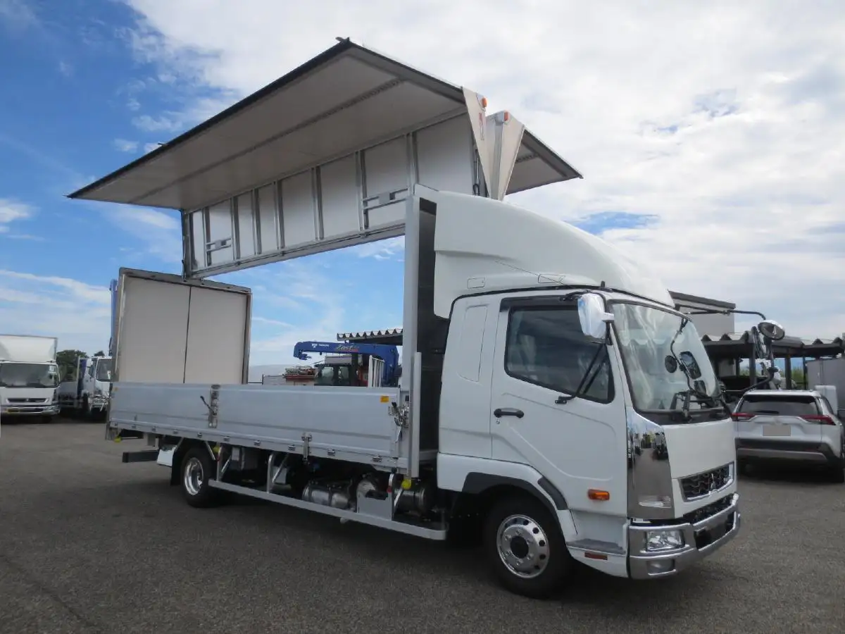 三菱 ファイター 中型/増トン ウイング エアサス ベッドの中古トラック画像10