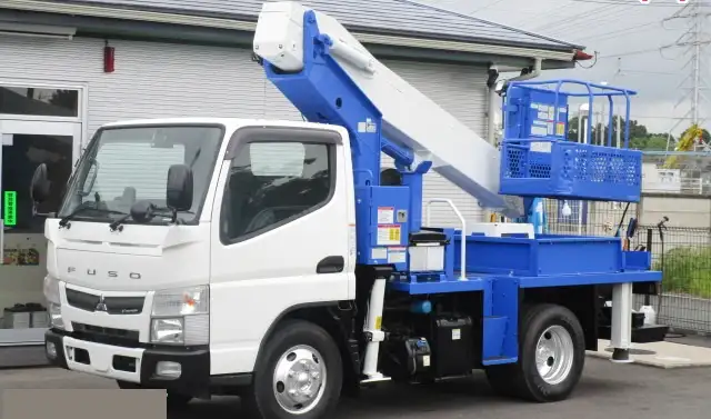 三菱 キャンター 小型 高所・建柱車 高所作業車 TPG-FEA50の中古トラック画像1